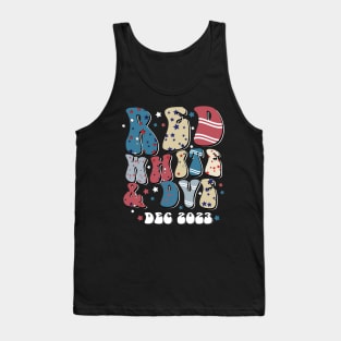 4th of July Pregnant mom Tank Top